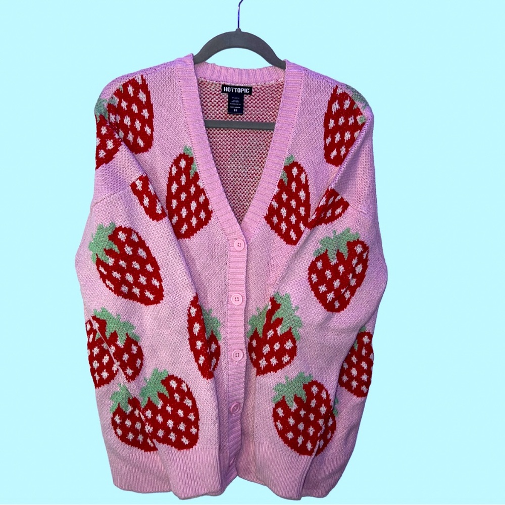 Hot Topic Strawberry Sweater